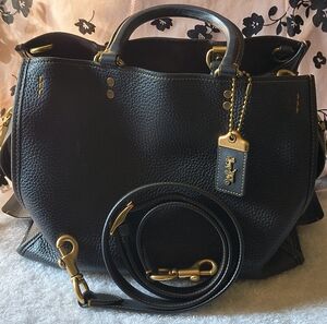 Genuine Leather Coach Rouge 25 Leather Bag